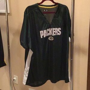 Green Bay Packer women’s V-neck short sleeve shirt 3X